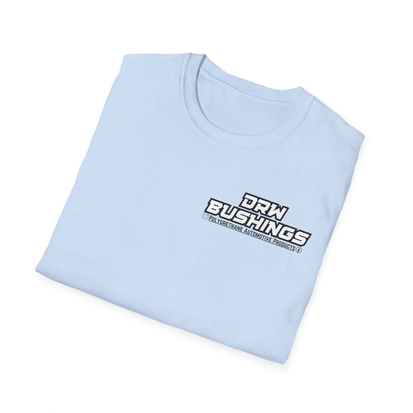 DRW Chest Print. Unisex Softstyle T-Shirt