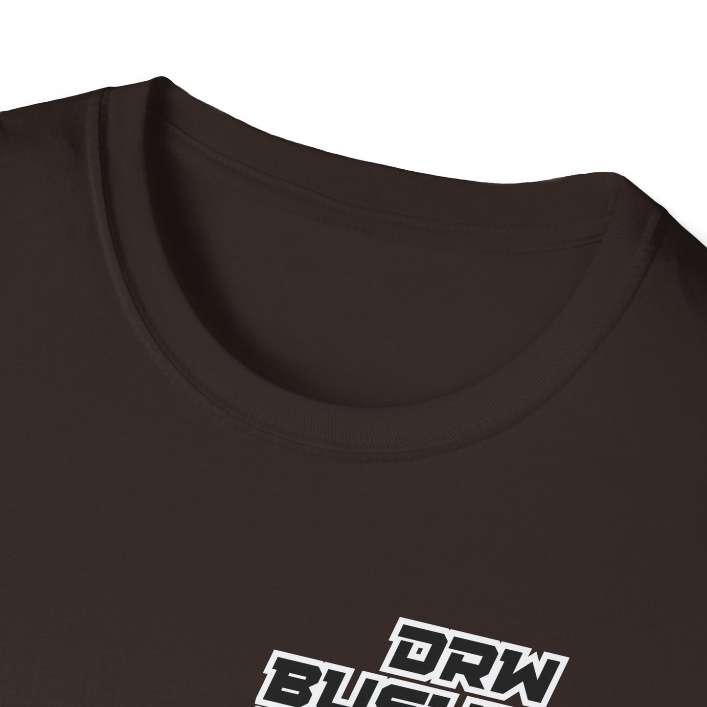 DRW Chest Print. Unisex Softstyle T-Shirt