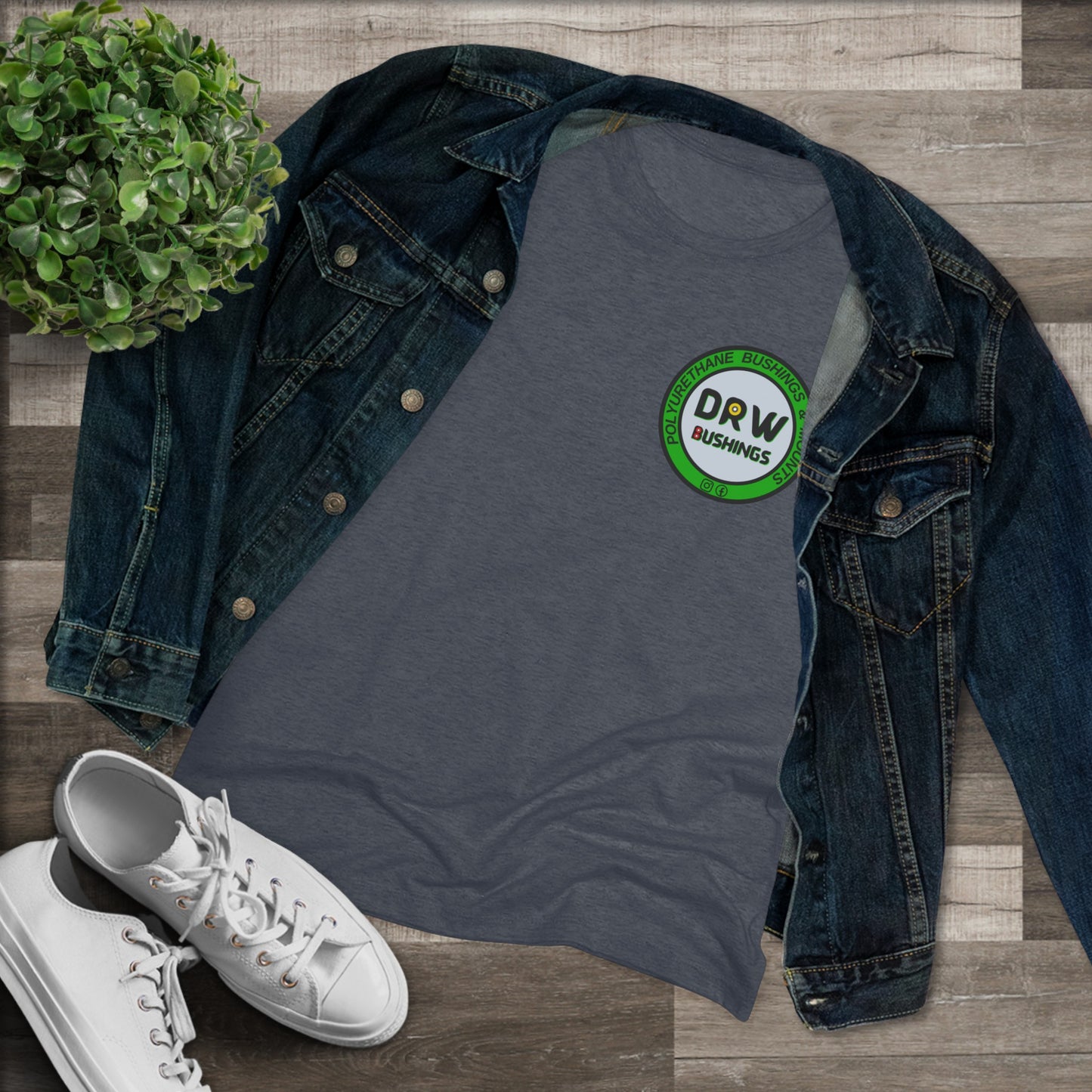 DRW Logo. Women's Triblend Tee