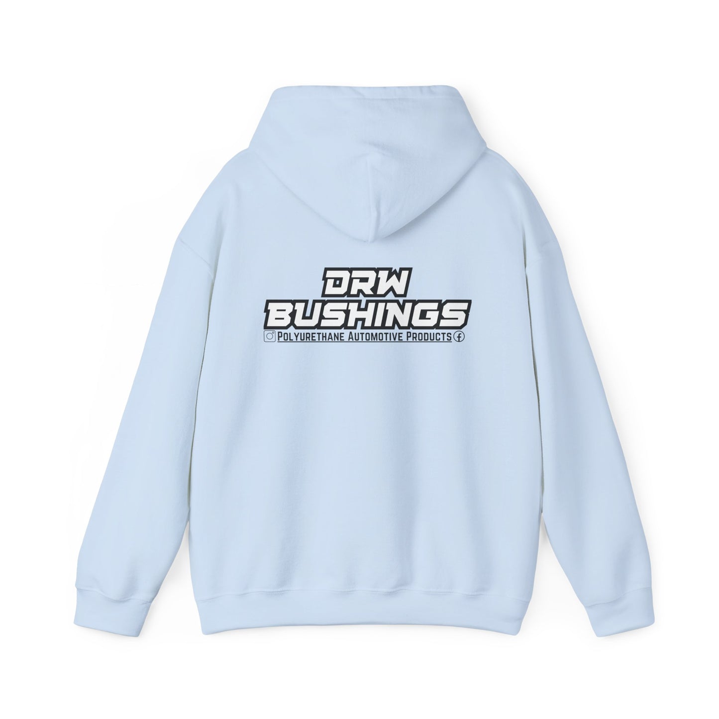 DRW. Front & Back Print. Unisex Heavy Blend Hoodie