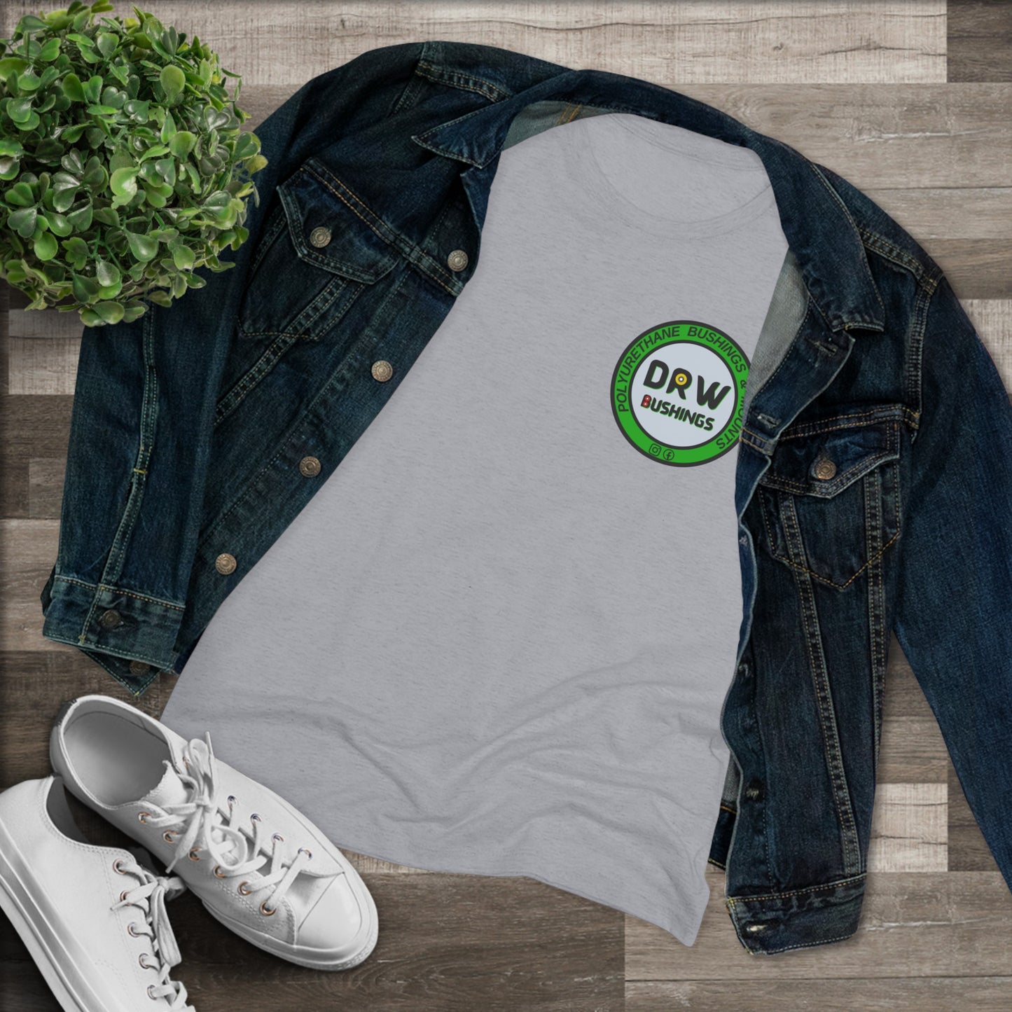 DRW Logo. Women's Triblend Tee