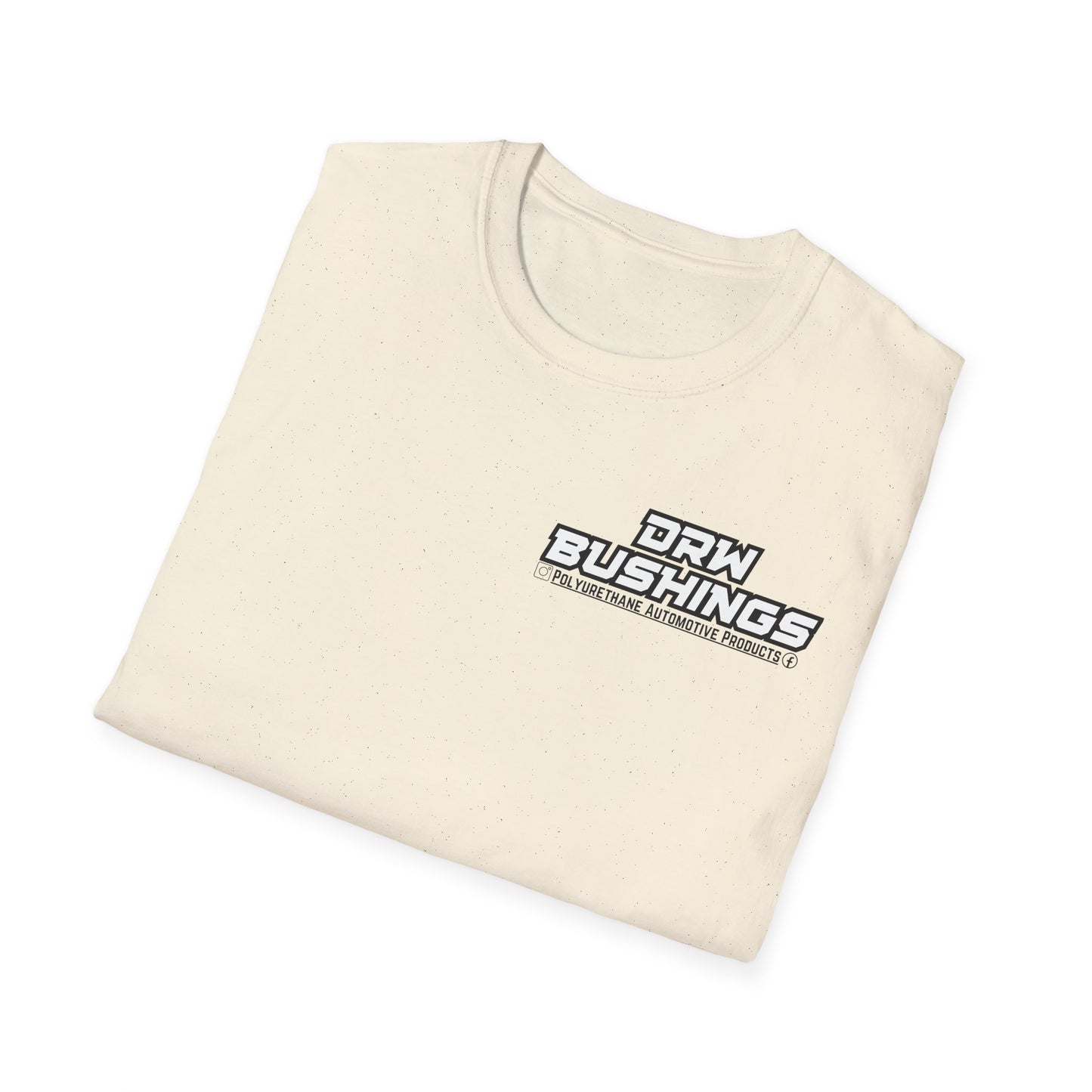 DRW Chest Print. Unisex Softstyle T-Shirt