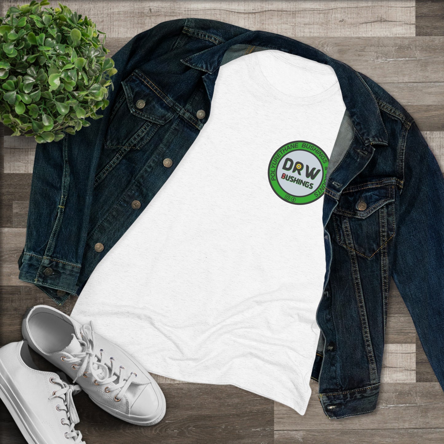 DRW Logo. Women's Triblend Tee