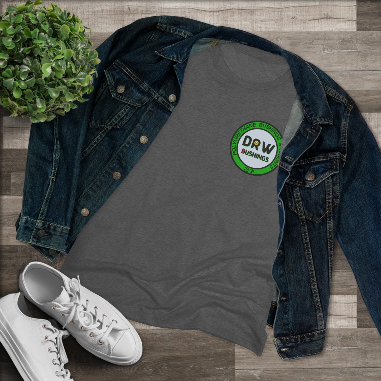 DRW Logo. Women's Triblend Tee