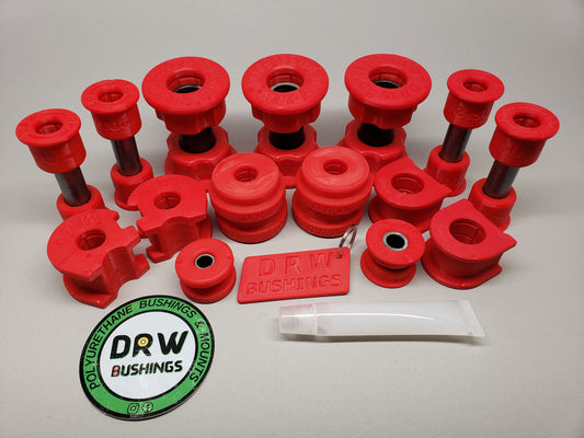 Photo may not depict the exact bushing set. See description for details