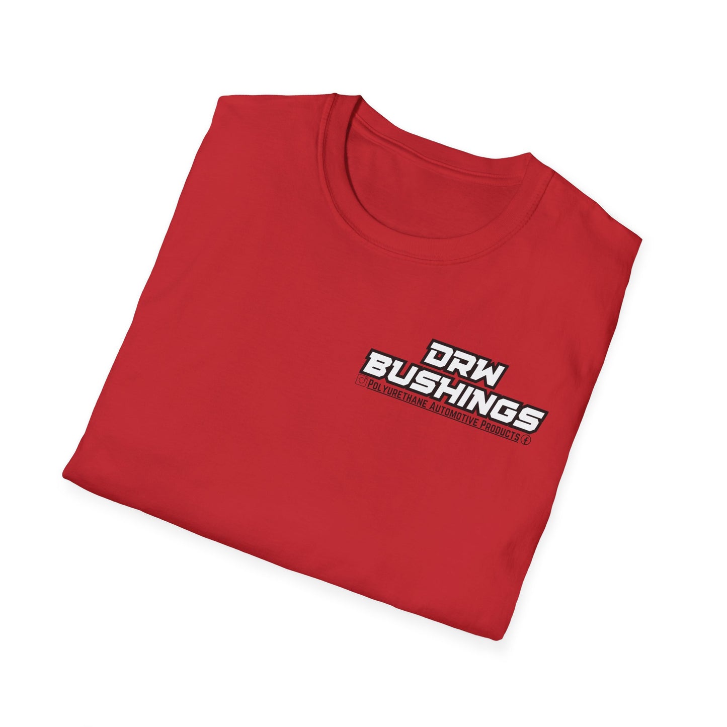 DRW Chest Print. Unisex Softstyle T-Shirt