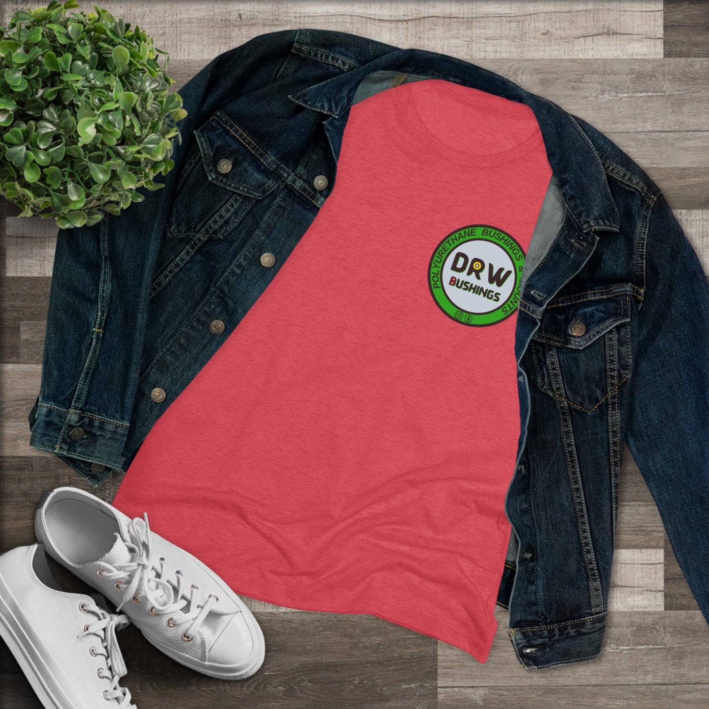 DRW Logo. Women's Triblend Tee