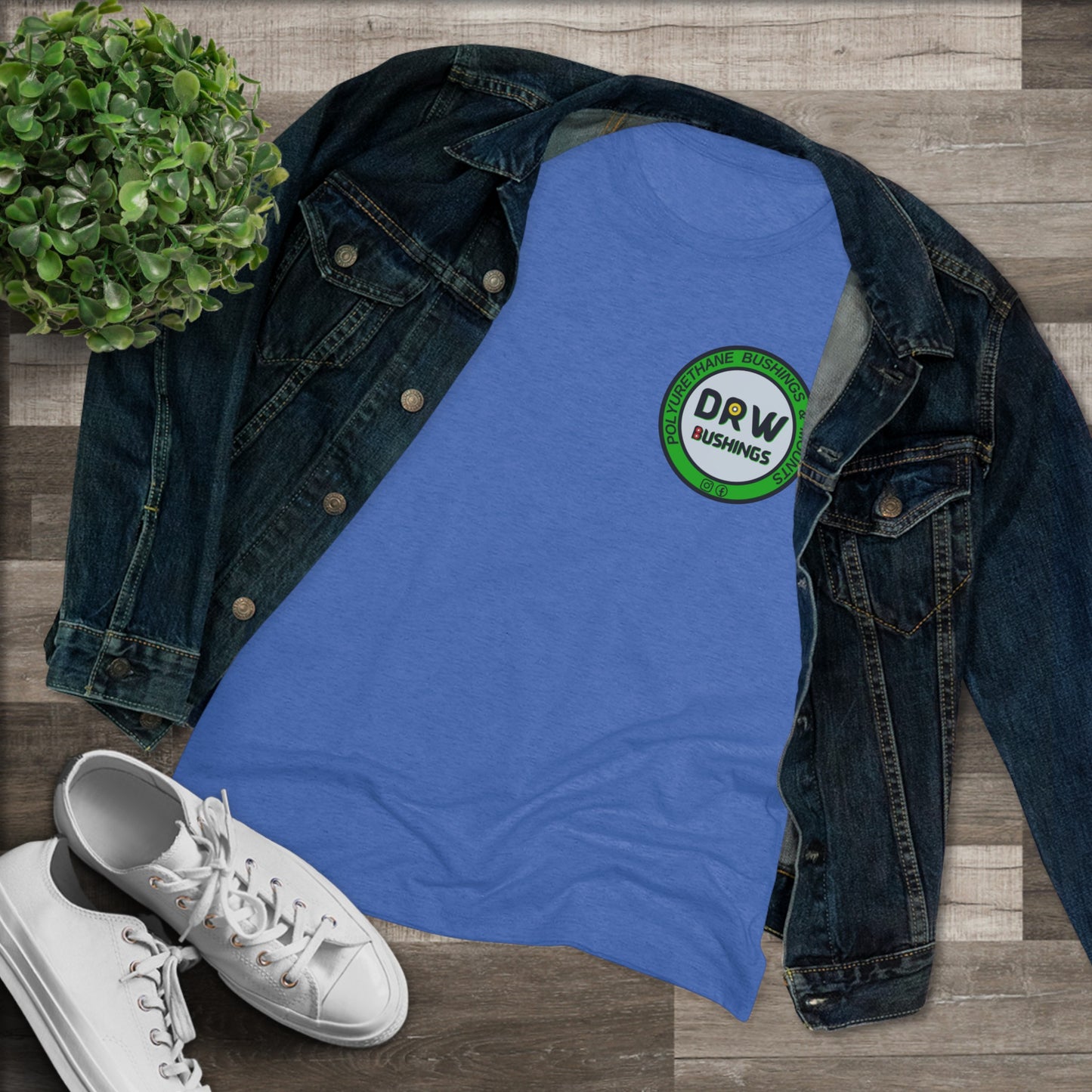 DRW Logo. Women's Triblend Tee