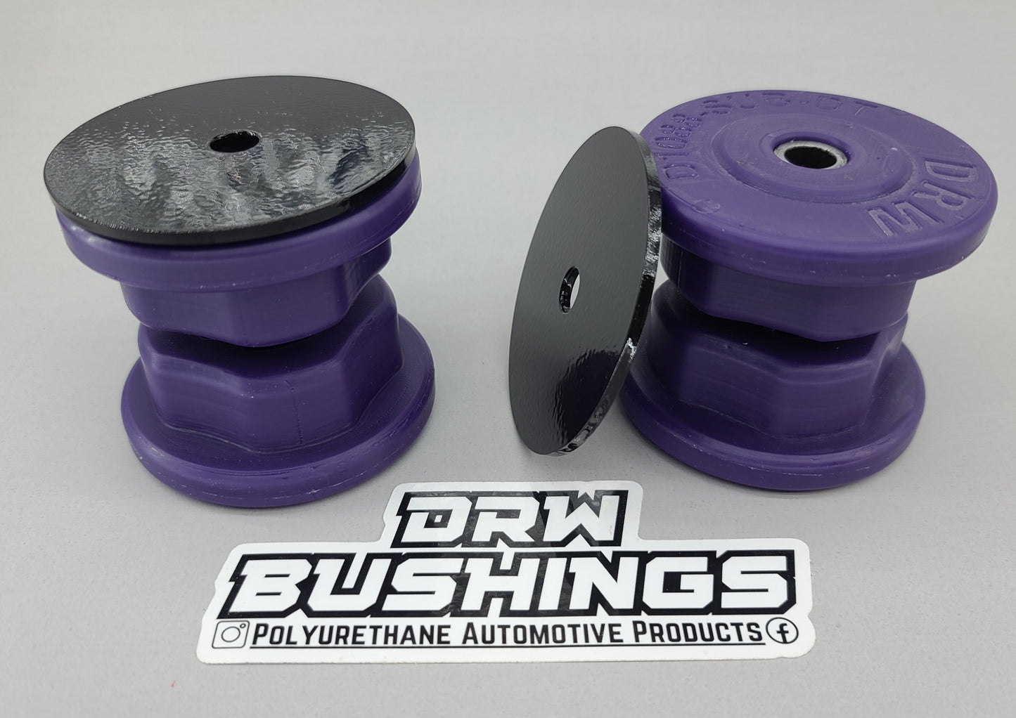 84'-94" Subaru Justy. Rear Differential Cross Member "Mustache Bar" Mounts. D1088-SUB-DT