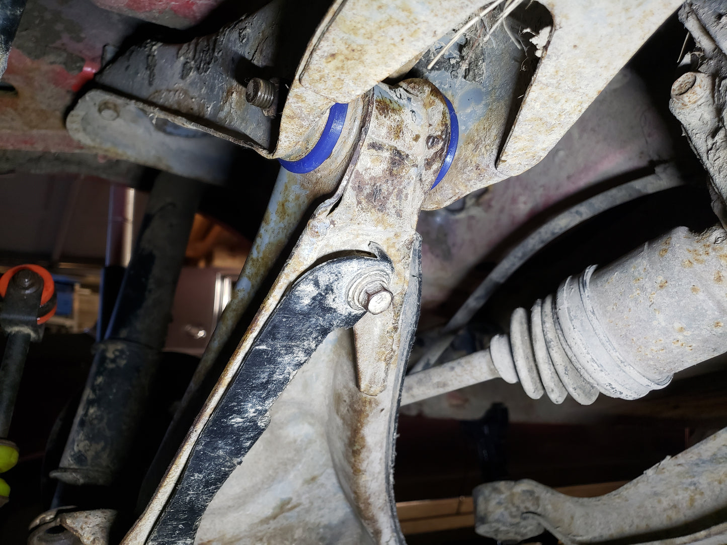 84'-94' Justy Rear Lower Control Arm, Inner Bushings