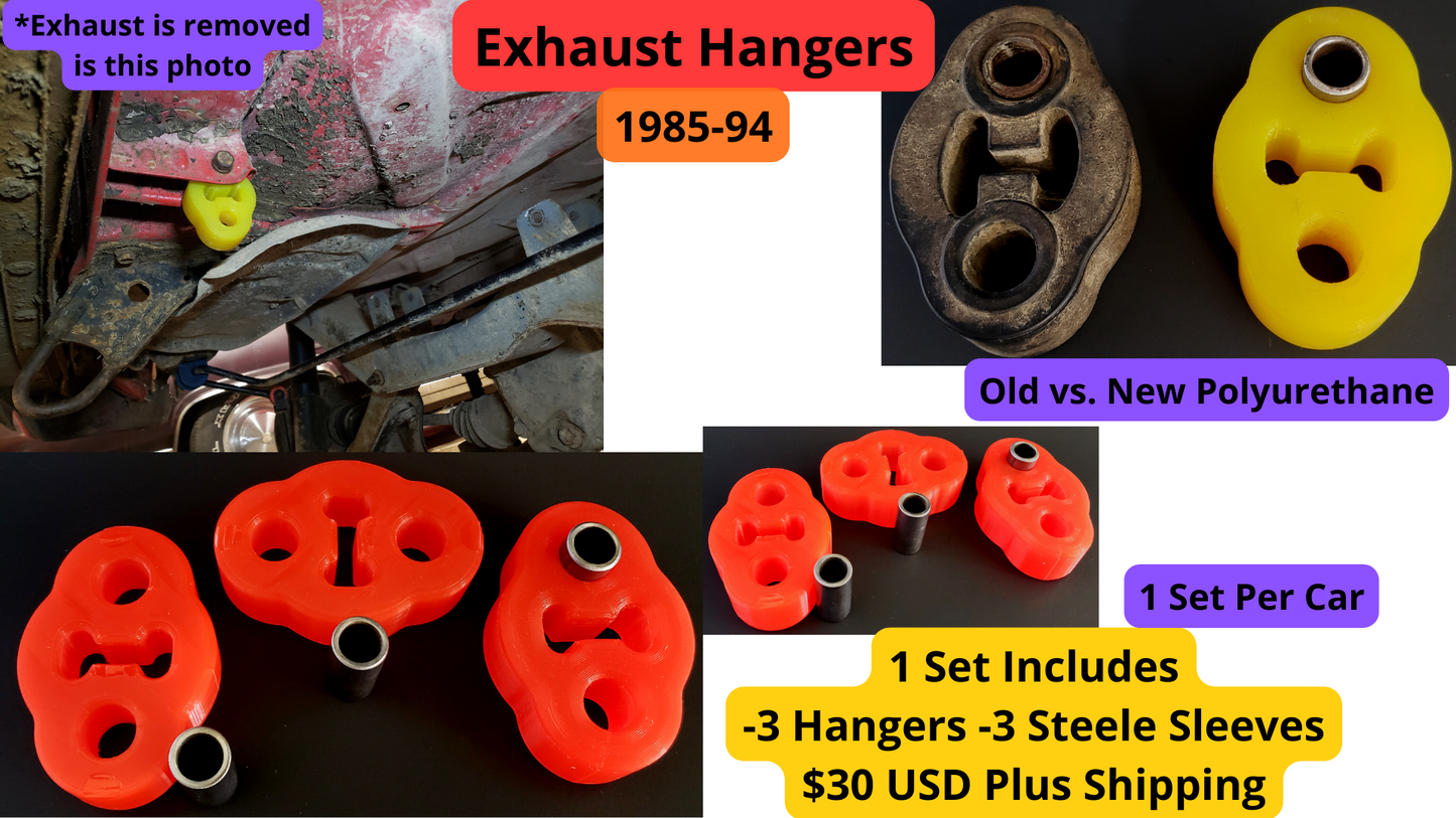 84'-94' Justy Exhaust Hangers