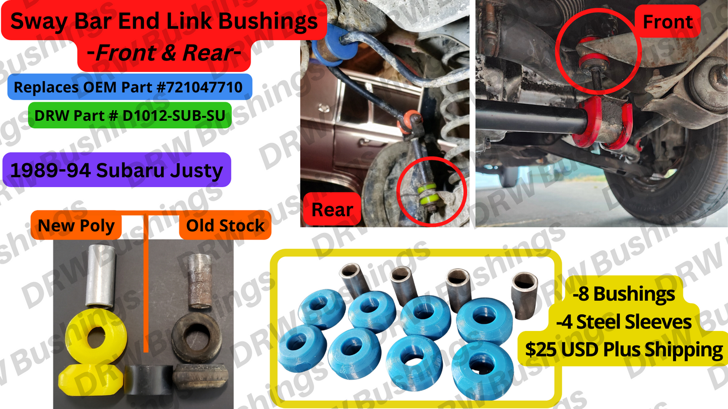 FULL Kit 89'-94' Subaru Justy 4WD, w/Manual Trans. 20% OFF