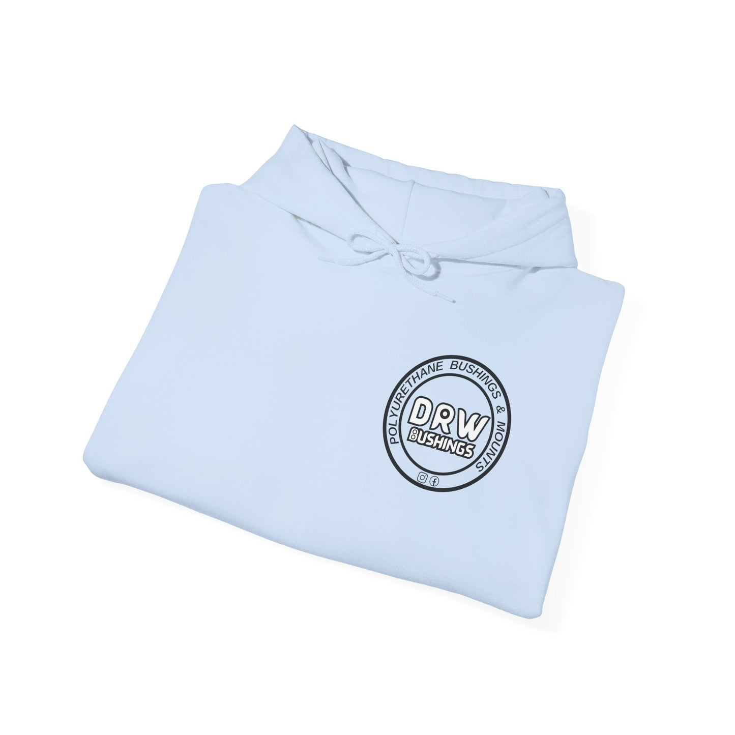 DRW. Front & Back Print.  Unisex Heavy Blend Hoodie
