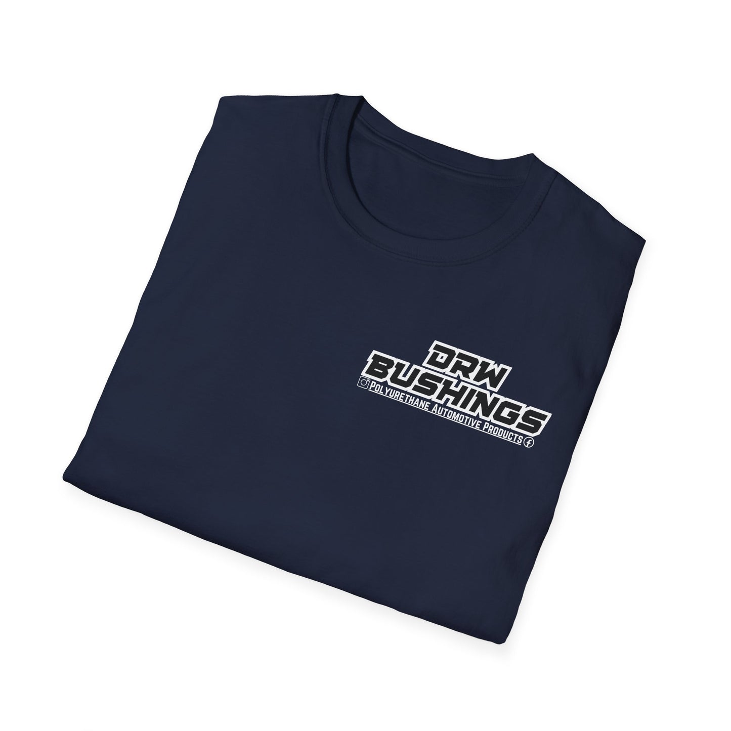 DRW Chest Print. Unisex Softstyle T-Shirt