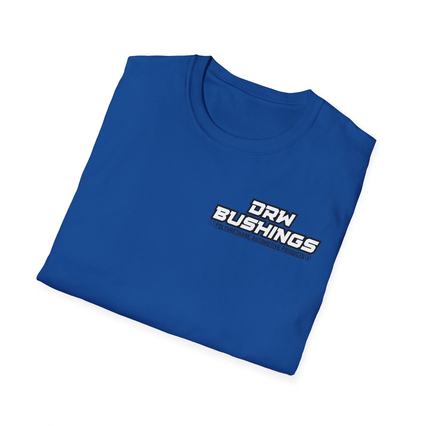 DRW Chest Print. Unisex Softstyle T-Shirt