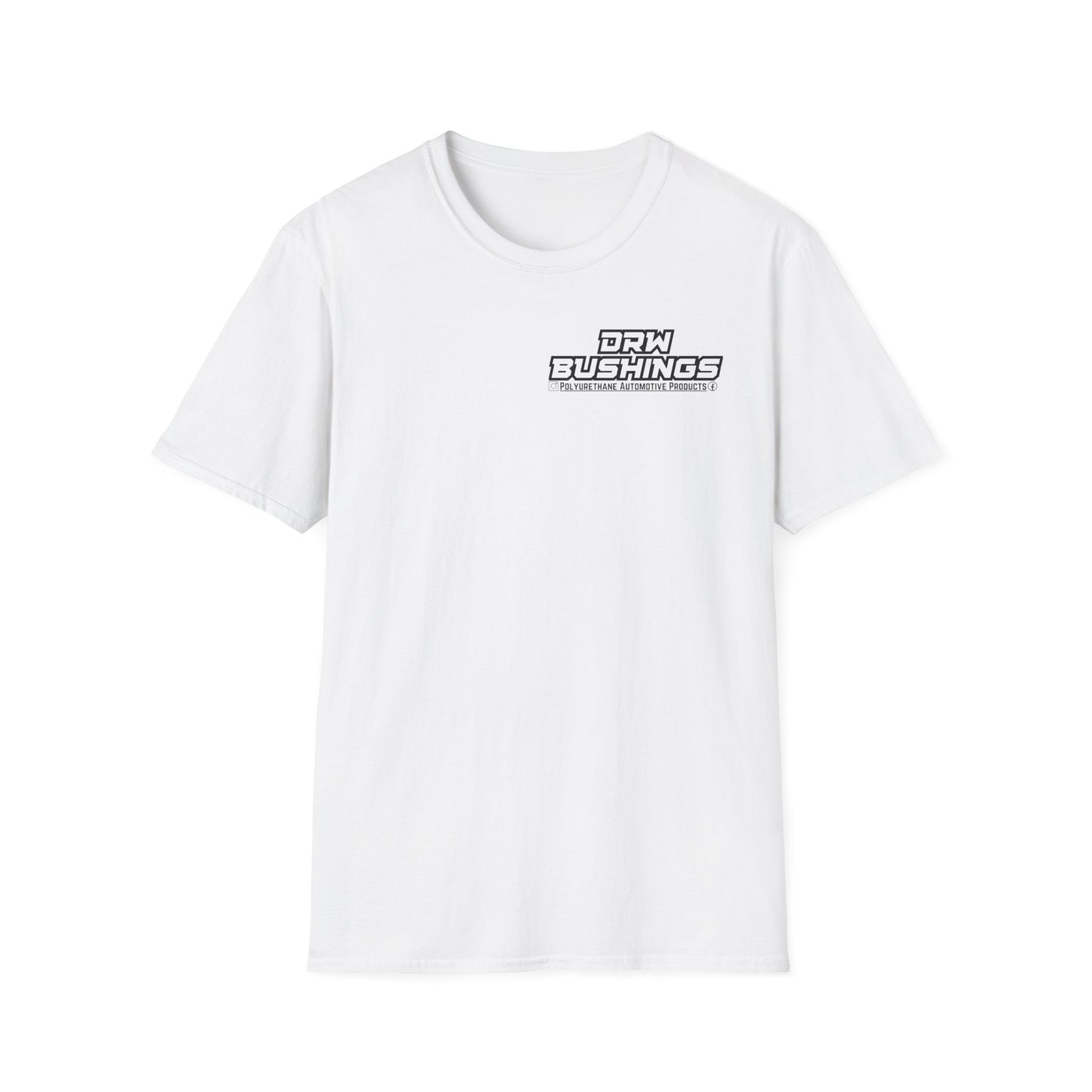 DRW Chest Print. Unisex Softstyle T-Shirt