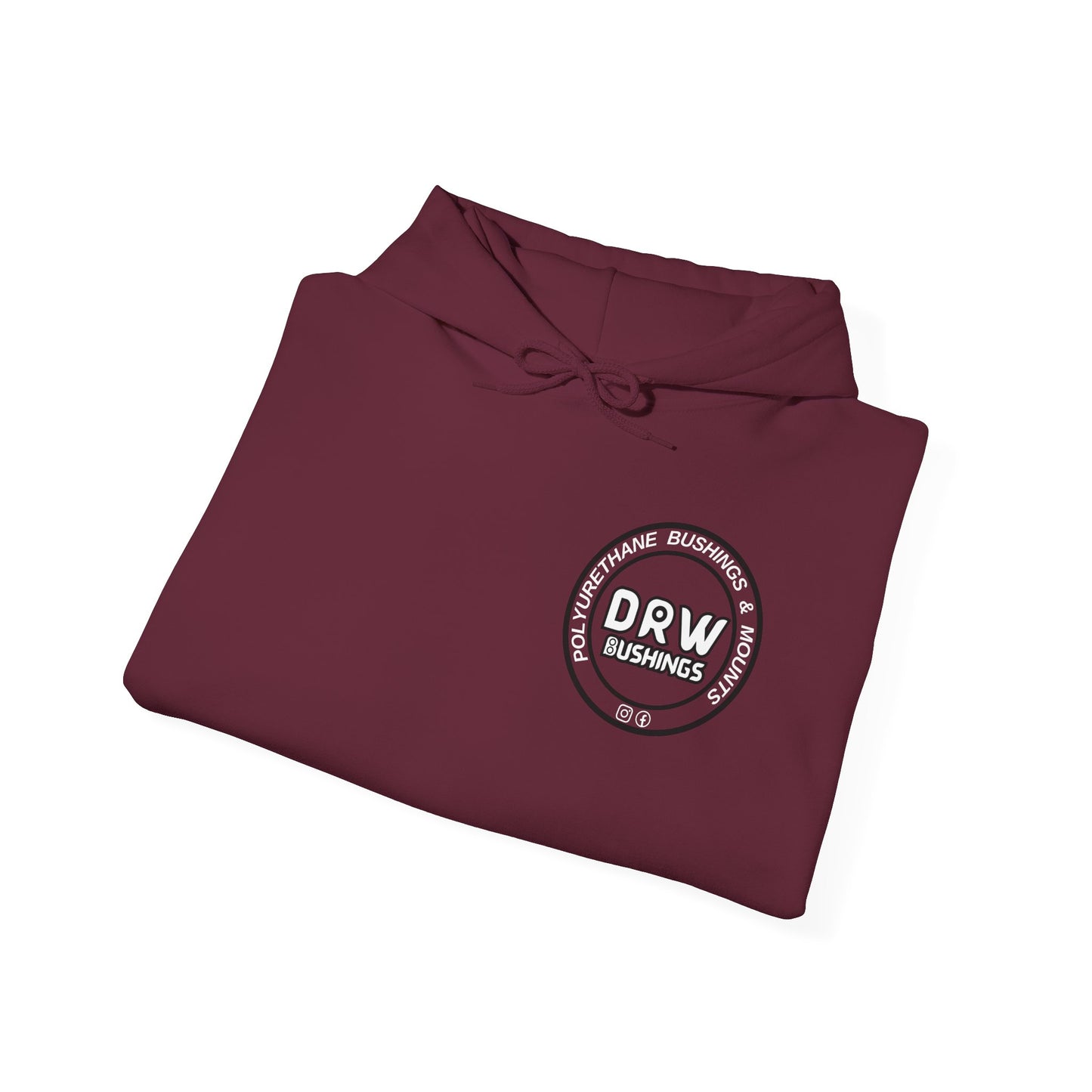DRW. Front & Back Print.  Unisex Heavy Blend Hoodie