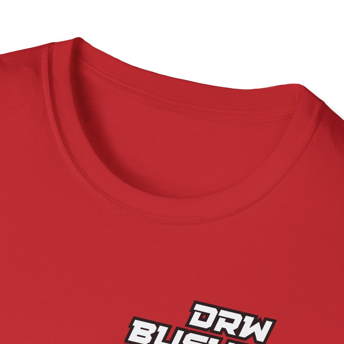 DRW Chest Print. Unisex Softstyle T-Shirt