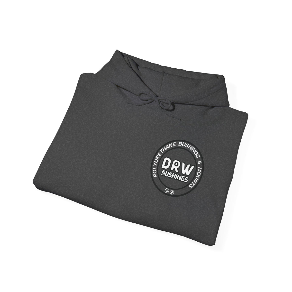 DRW. Front & Back Print.  Unisex Heavy Blend Hoodie