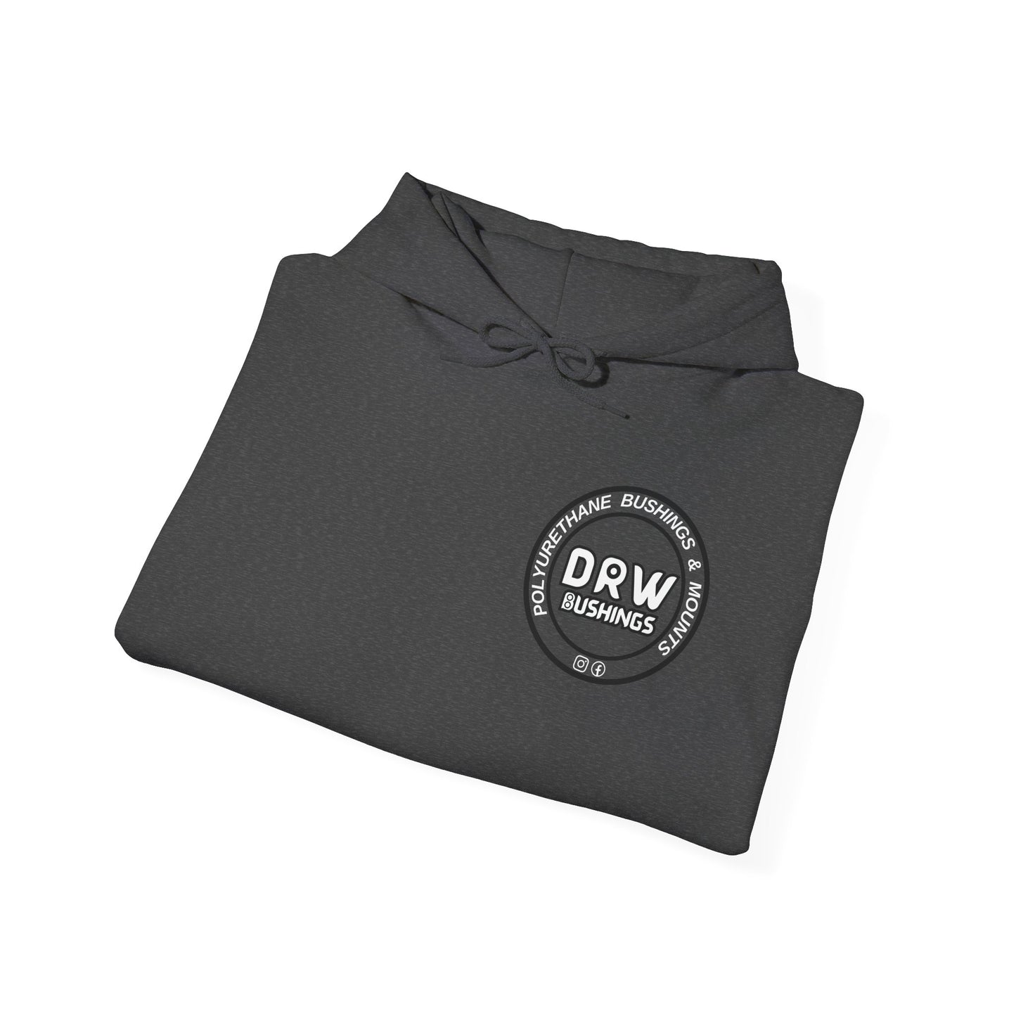 DRW. Front & Back Print.  Unisex Heavy Blend Hoodie