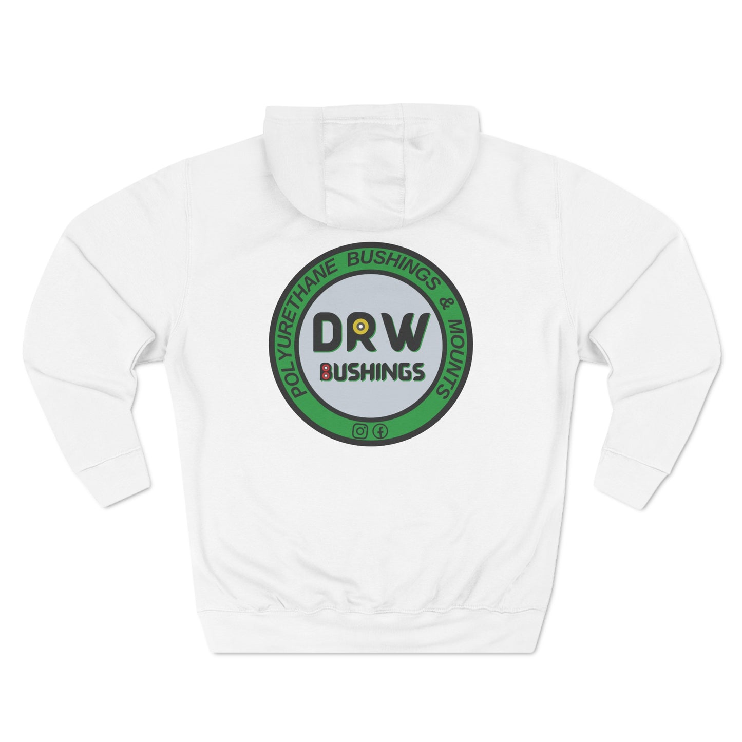 DRW Front & Back Logo. Unisex Premium Pullover Hoodie