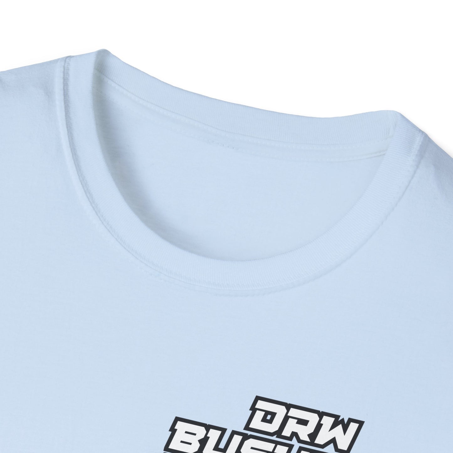 DRW Chest Print. Unisex Softstyle T-Shirt