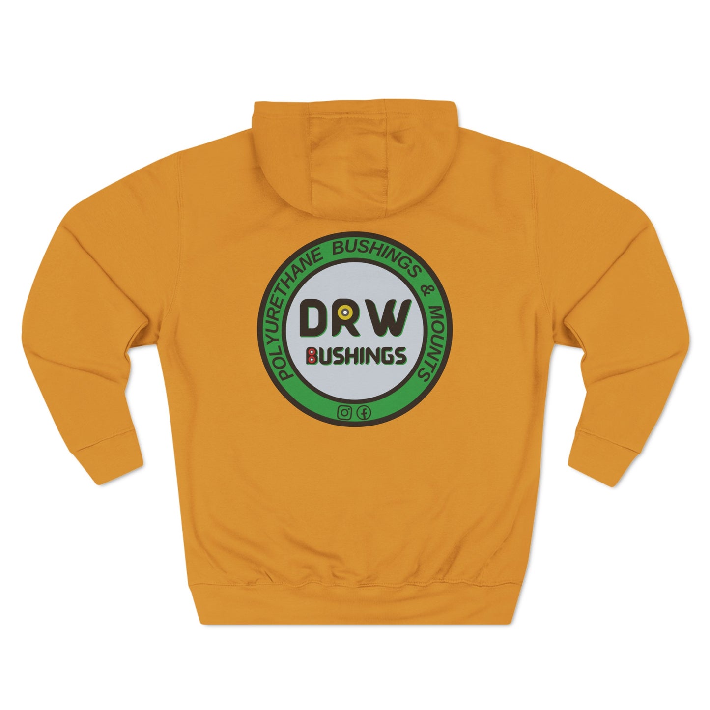 DRW Front & Back Logo. Unisex Premium Pullover Hoodie