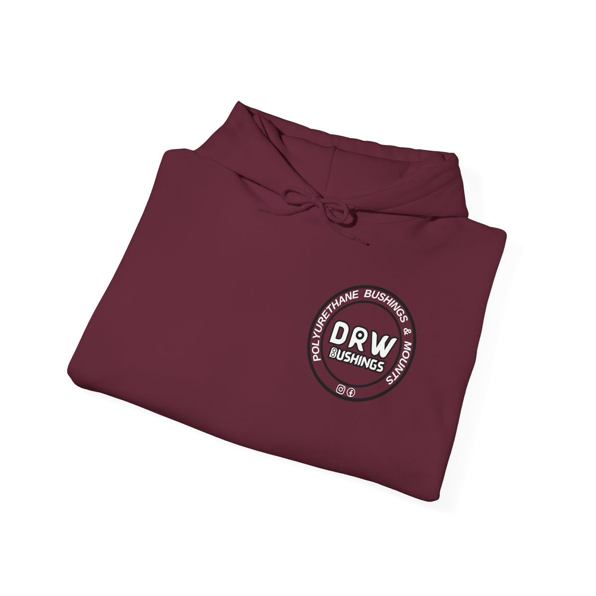 DRW. Front & Back Print.  Unisex Heavy Blend Hoodie