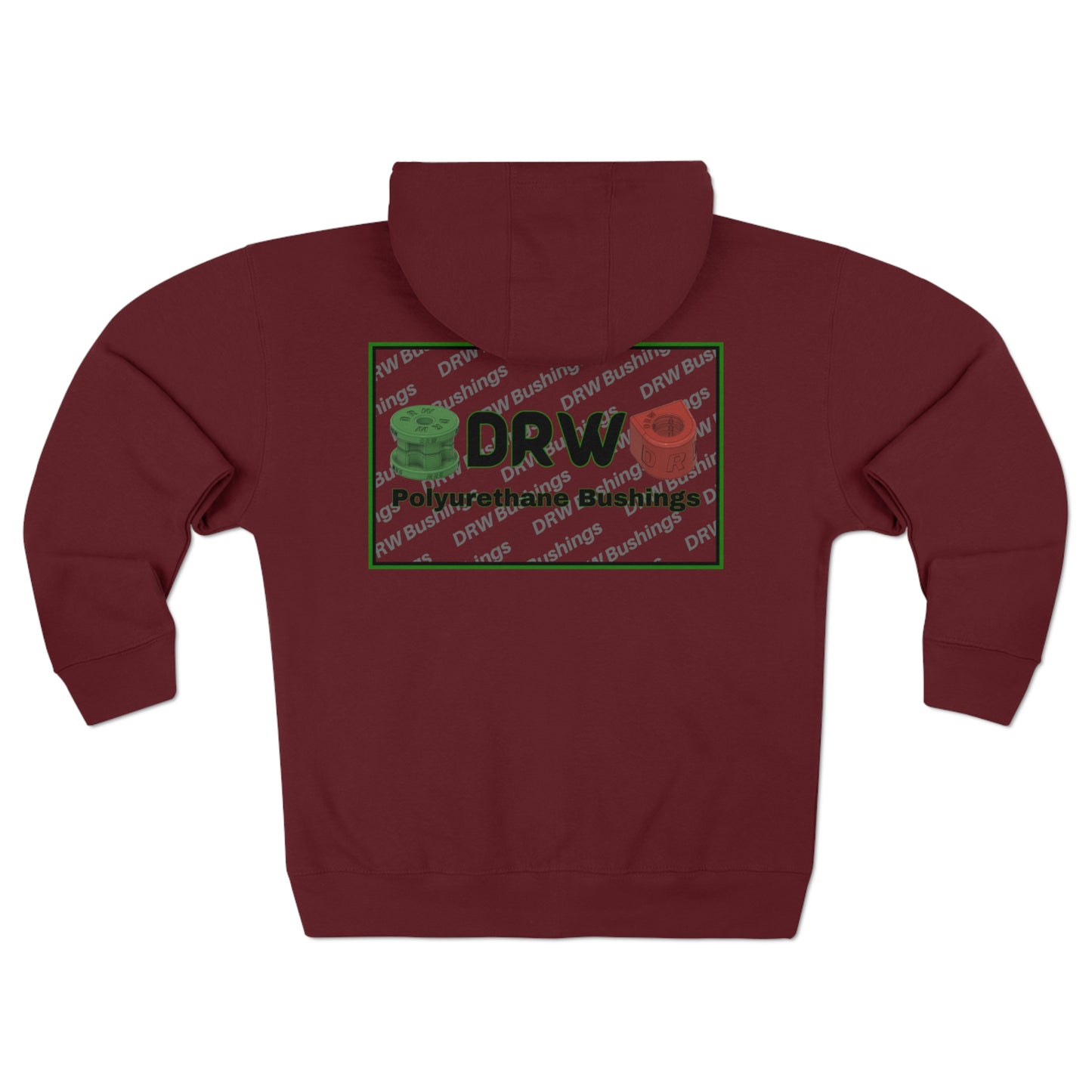 "DRW Polyurethane Bushings" Unisex Premium Full Zip Hoodie