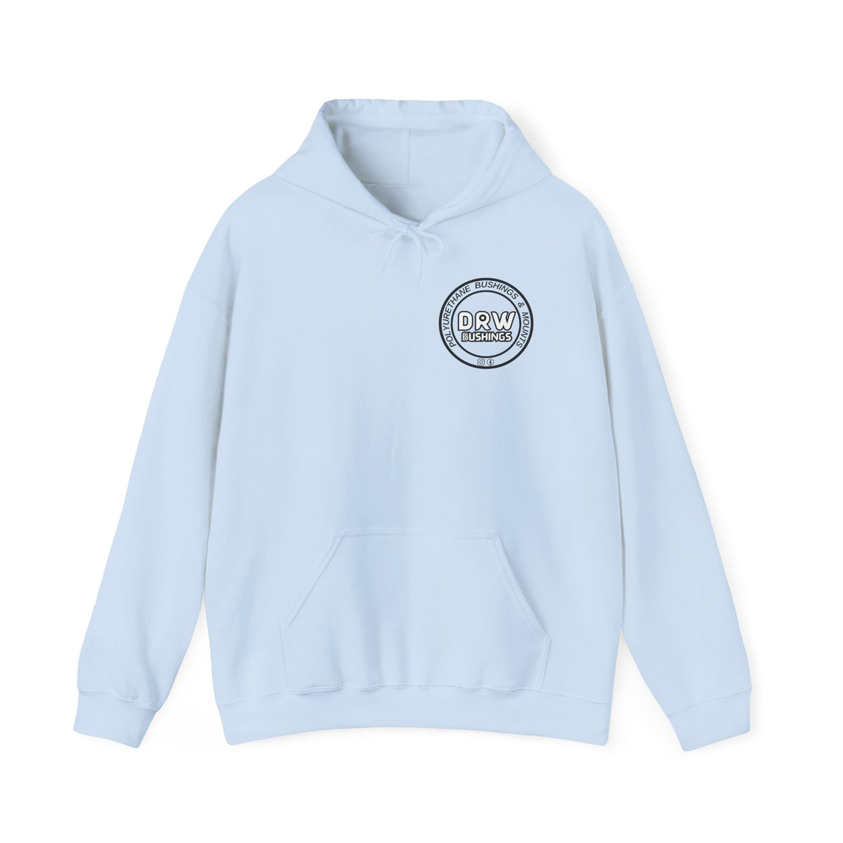 DRW. Front & Back Print.  Unisex Heavy Blend Hoodie