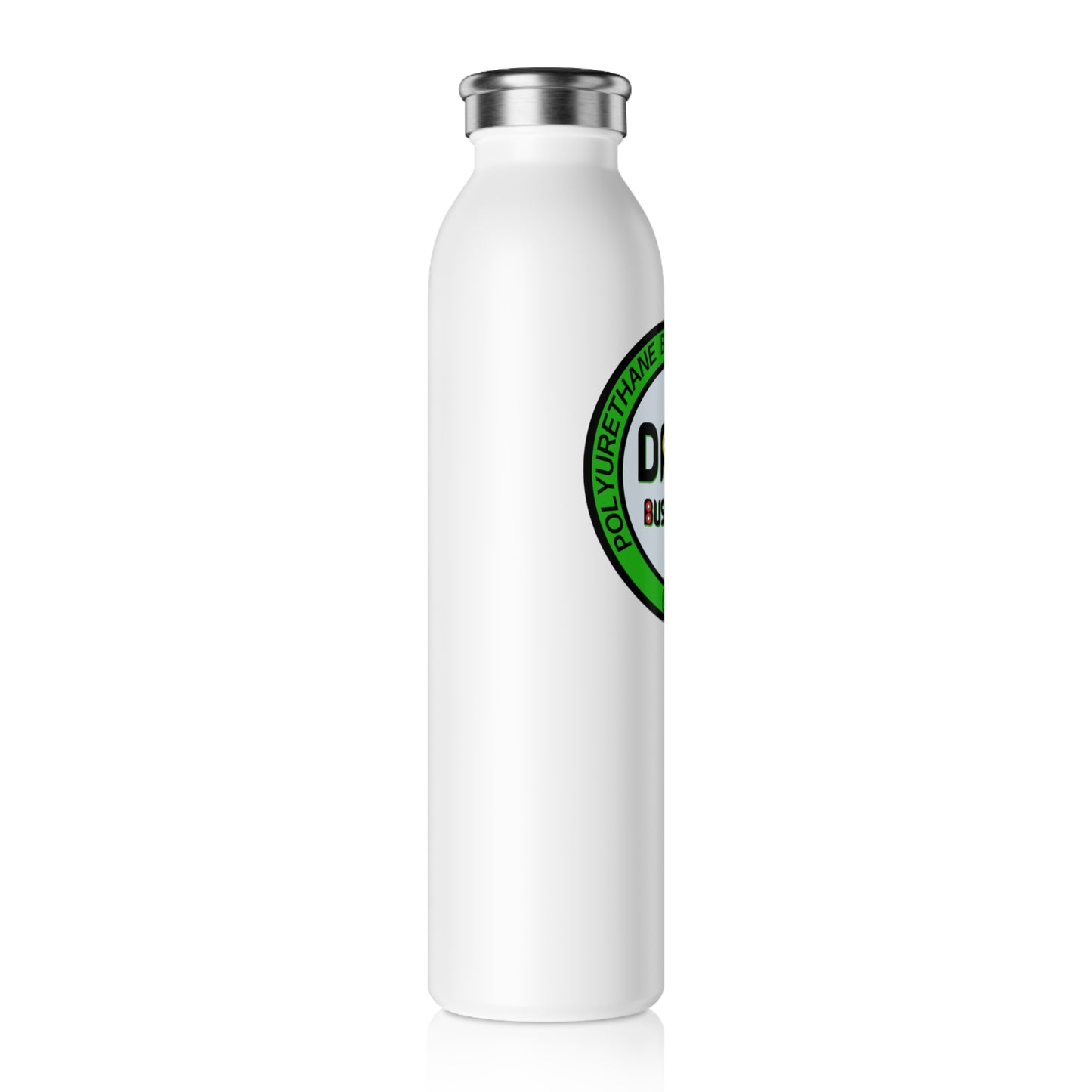 DRW Logo. Slim Water Bottle