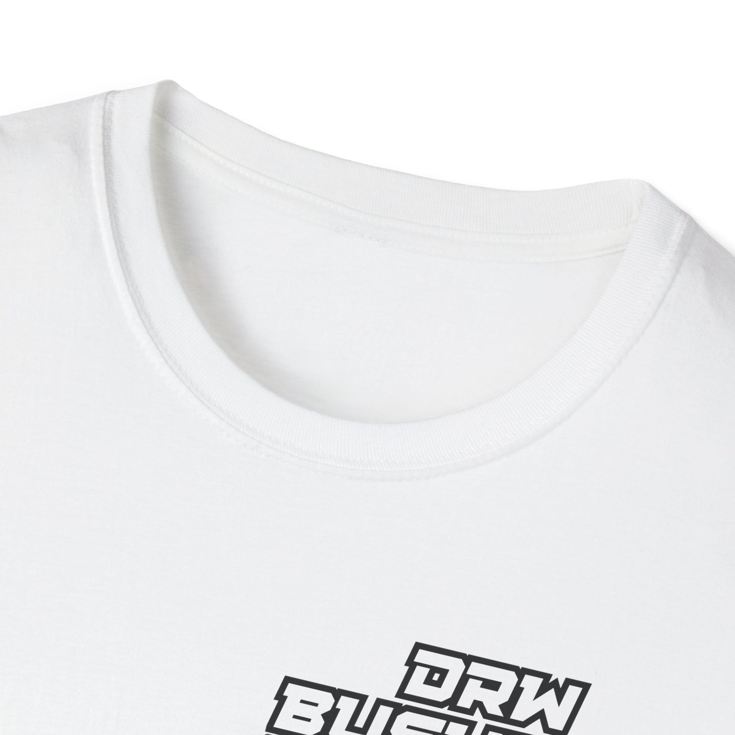 DRW Chest Print. Unisex Softstyle T-Shirt
