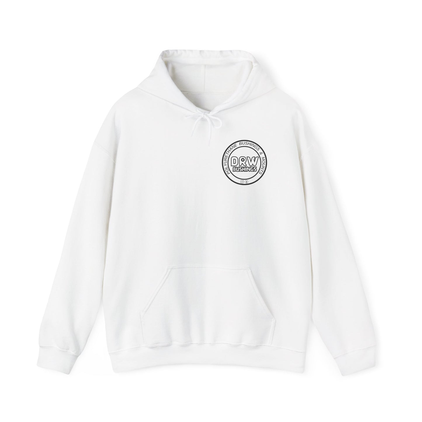 DRW. Front & Back Print.  Unisex Heavy Blend Hoodie