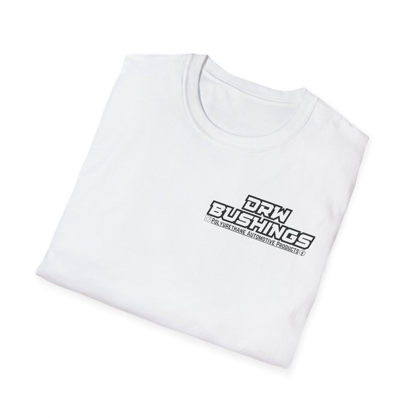 DRW Chest Print. Unisex Softstyle T-Shirt