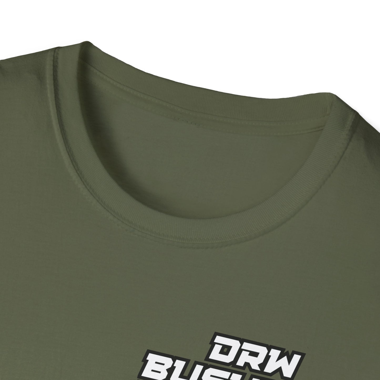 DRW Chest Print. Unisex Softstyle T-Shirt