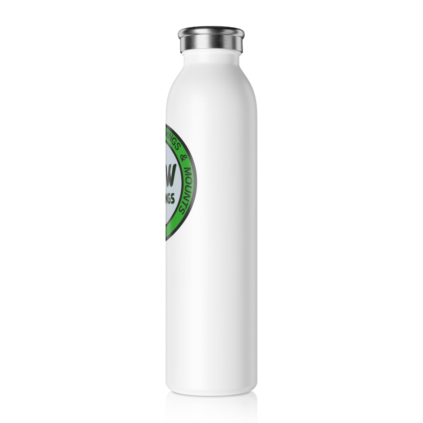 DRW Logo. Slim Water Bottle