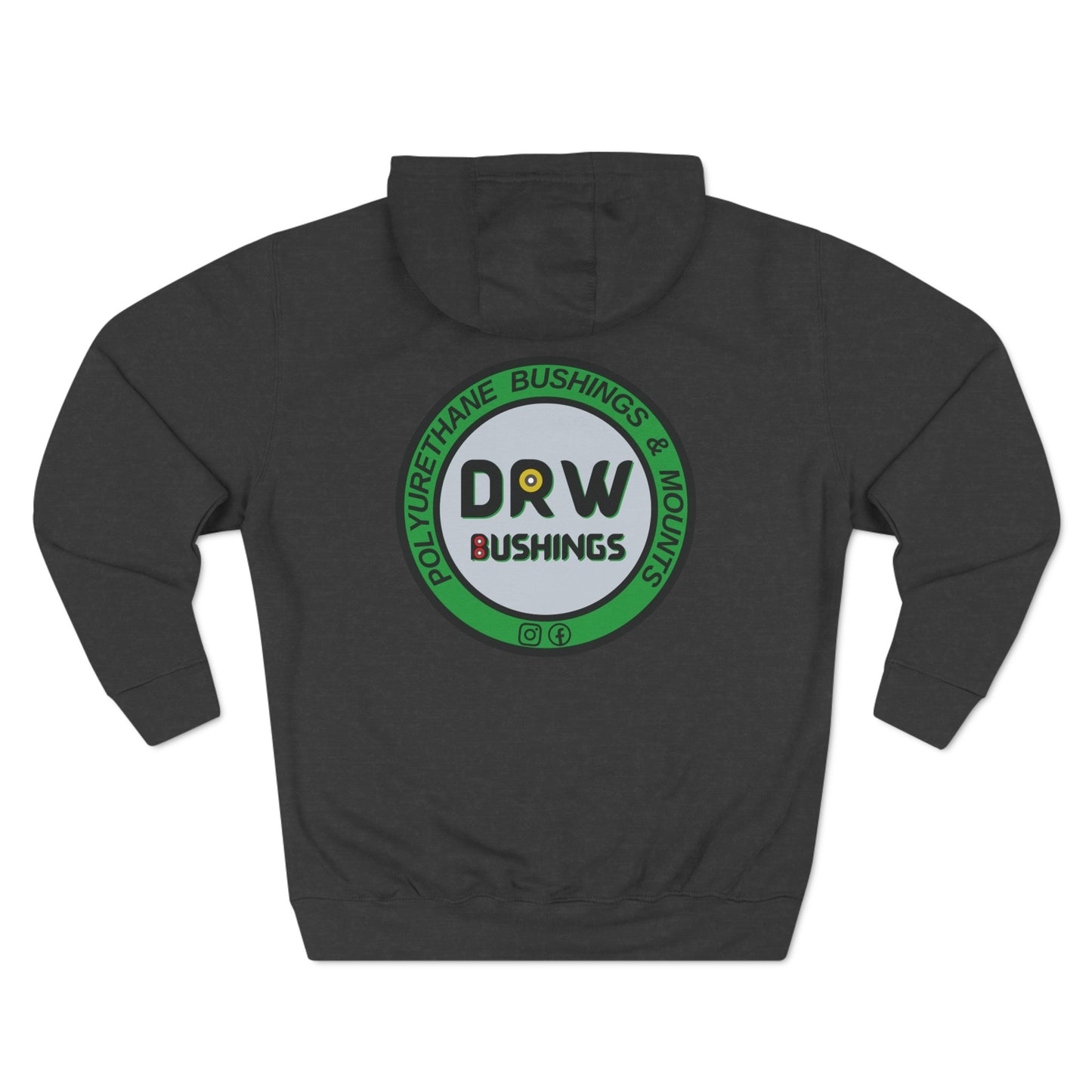 DRW Front & Back Logo. Unisex Premium Pullover Hoodie