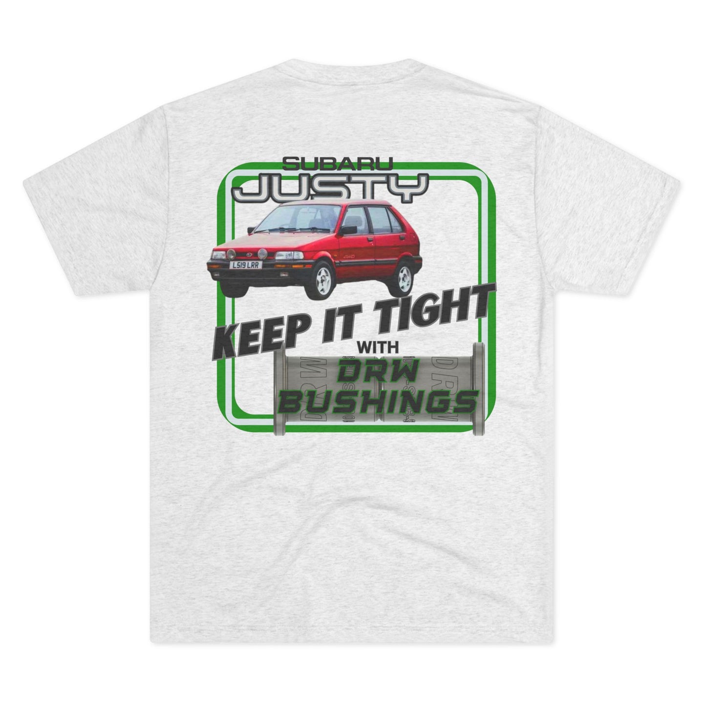 2nd Gen Justy "Keep It Tight". Unisex Tri-Blend Crew Tee