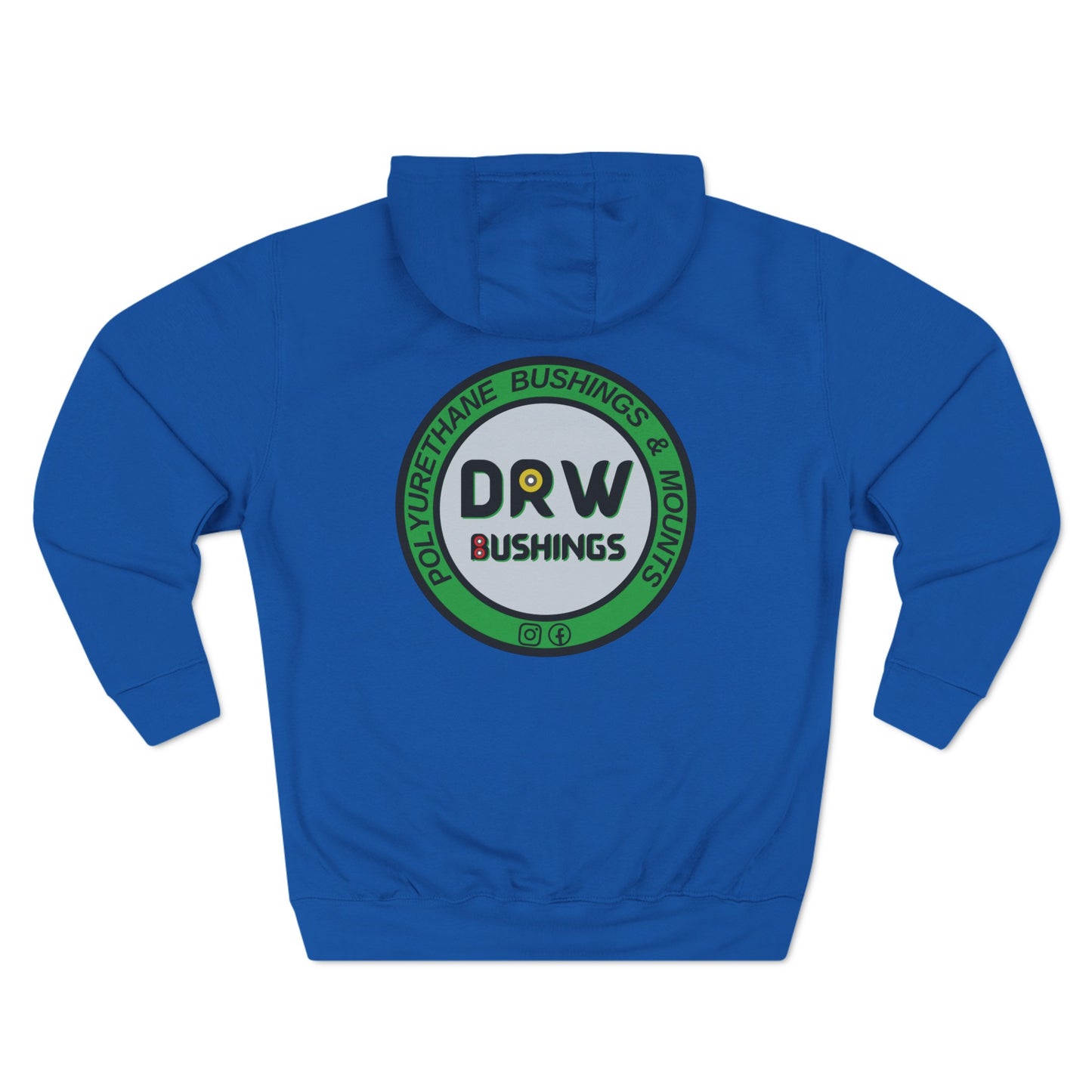 DRW Front & Back Logo. Unisex Premium Pullover Hoodie