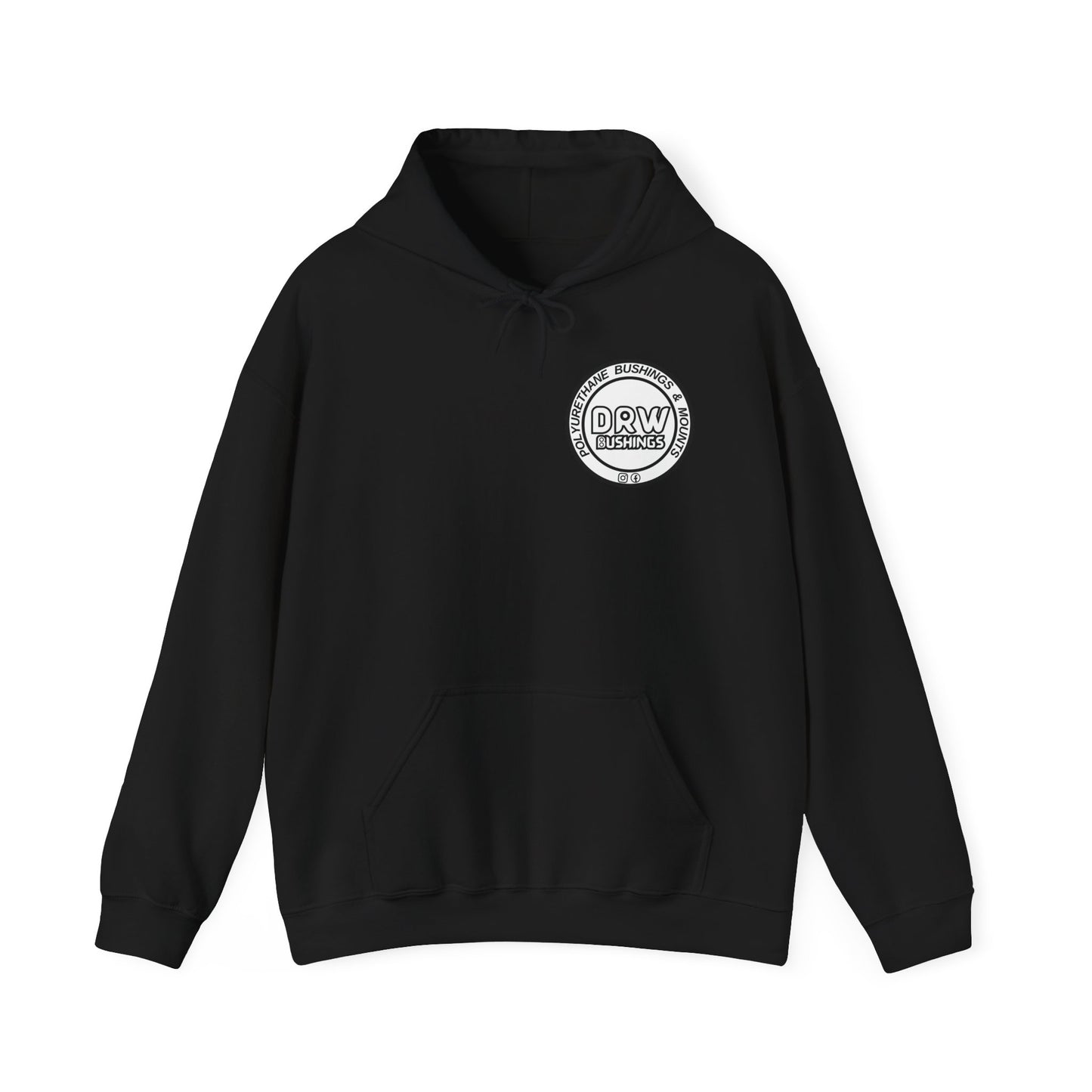 DRW. Front & Back Print.  Unisex Heavy Blend Hoodie