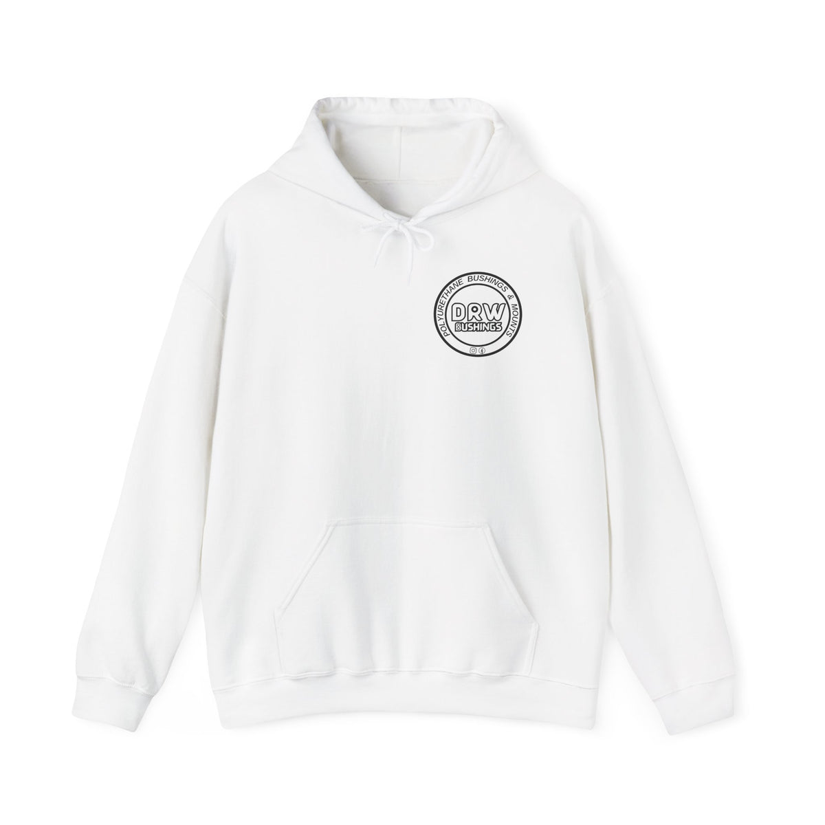 DRW. Front & Back Print.  Unisex Heavy Blend Hoodie