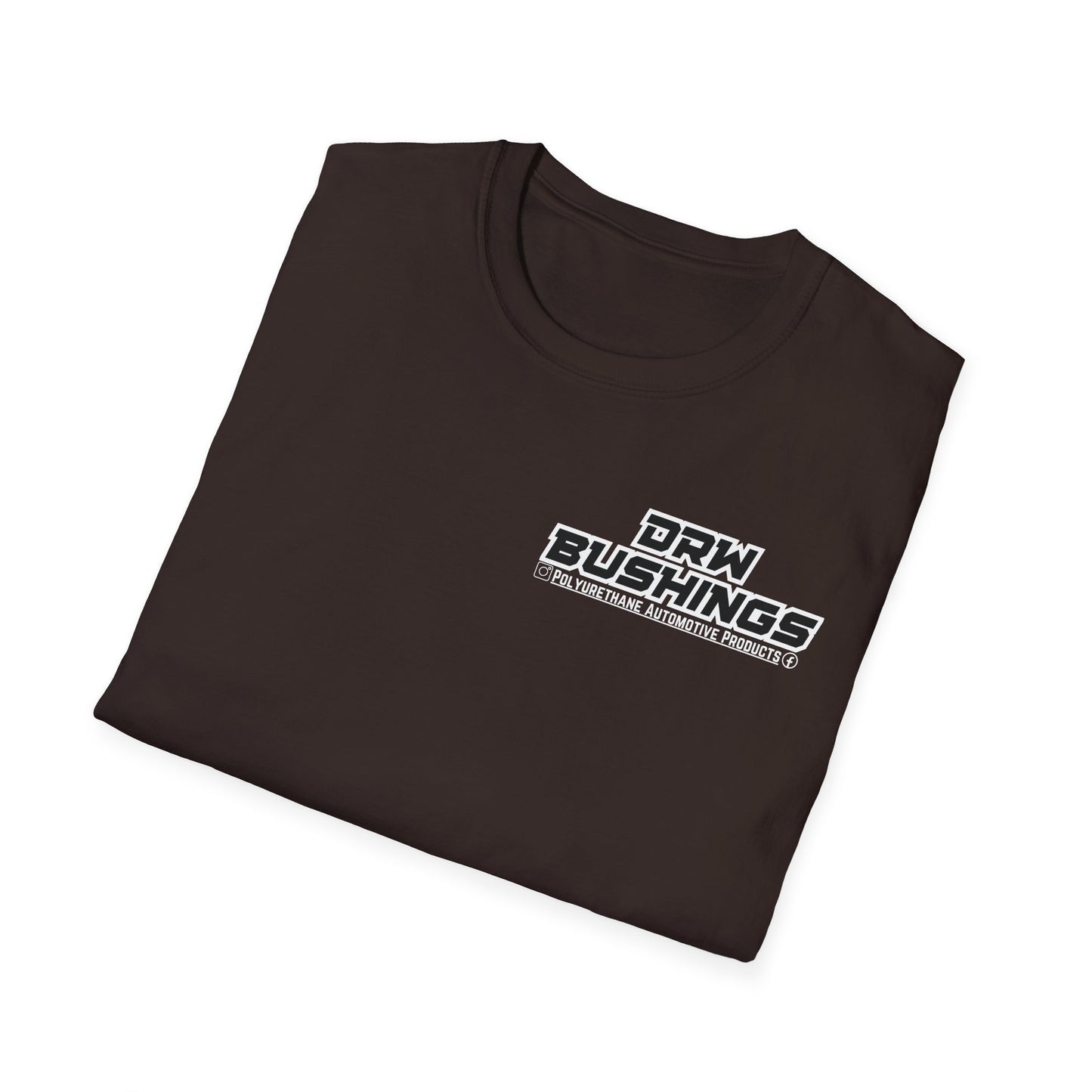 DRW Chest Print. Unisex Softstyle T-Shirt