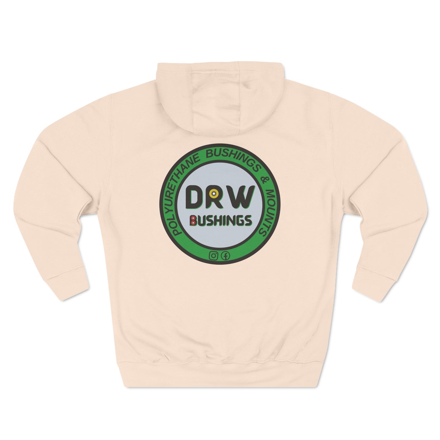 DRW Front & Back Logo. Unisex Premium Pullover Hoodie