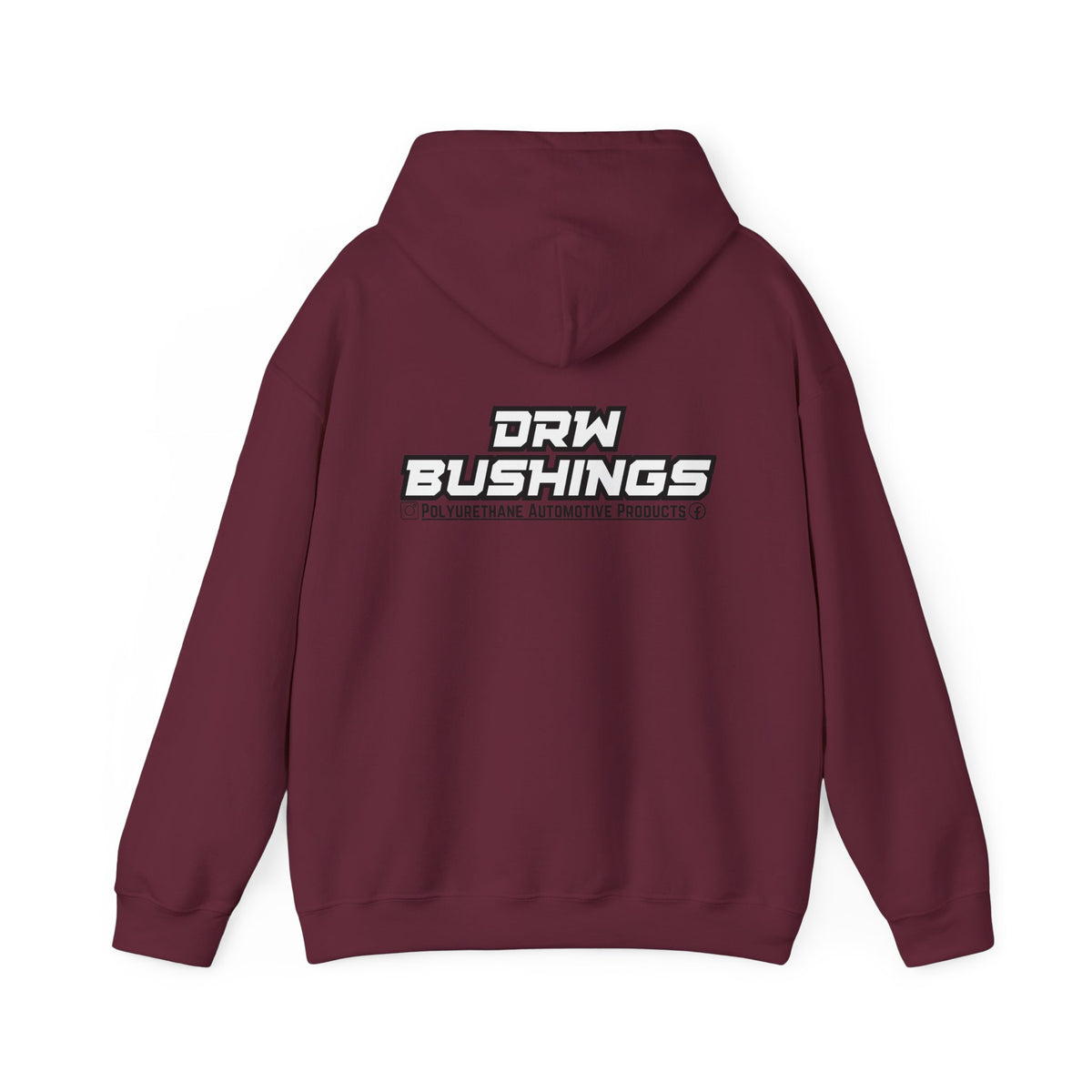 DRW. Front & Back Print.  Unisex Heavy Blend Hoodie