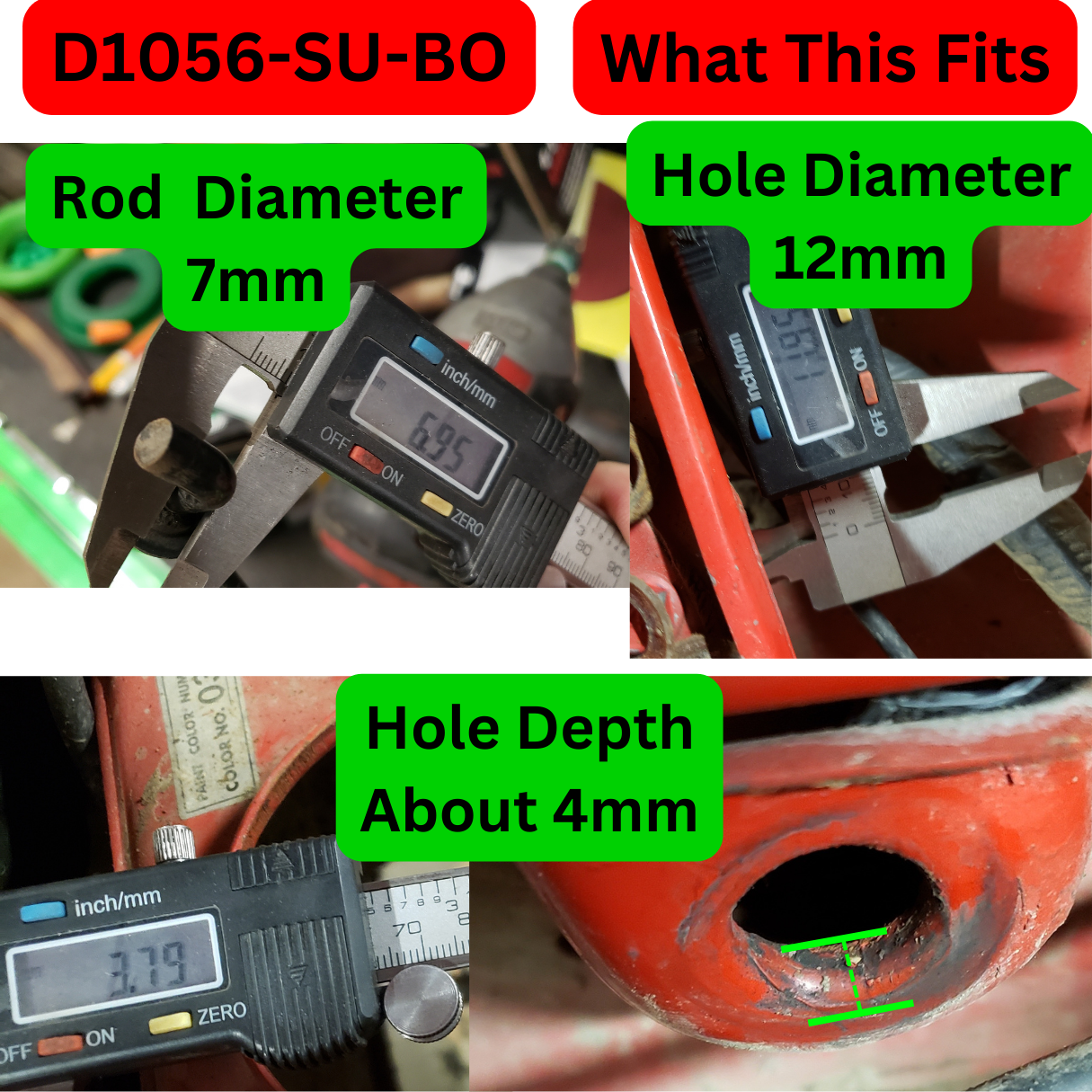 Hood Prop Rod Bushing