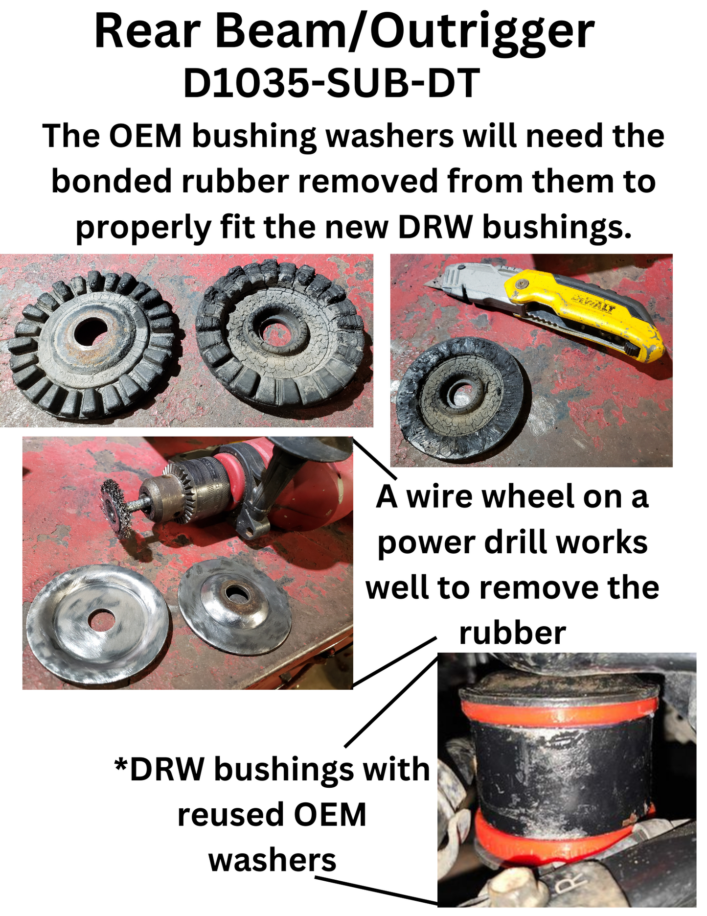 82'-94' BRAT/Brumby 4WD. Full Bushing Set - 5% OFF