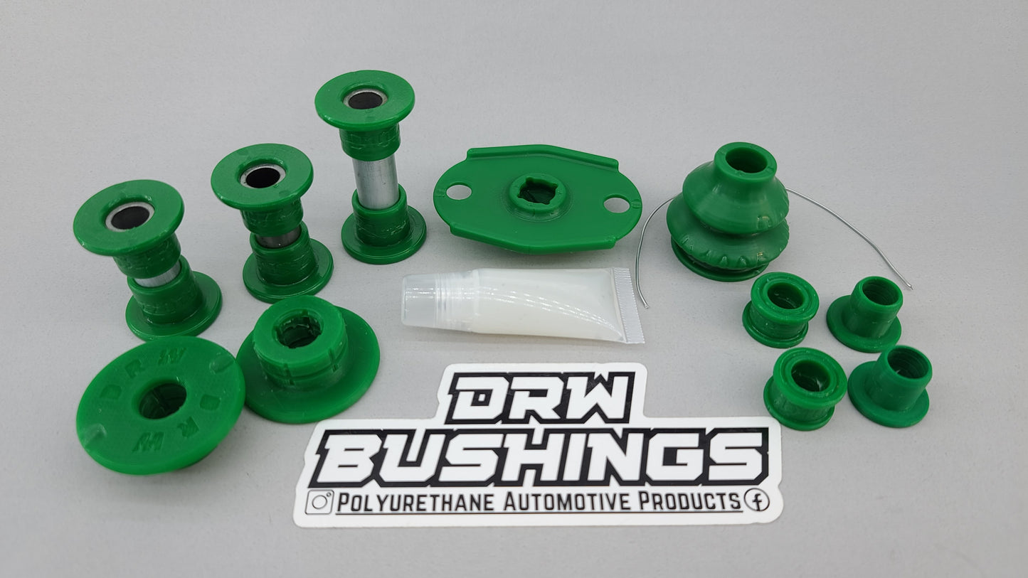 Subaru EA82, 5 speed, Dual-Range, 4WD Shift Linkage Bushing Set.  $10 OFF