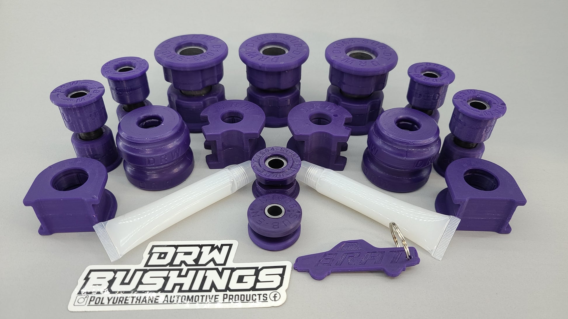 Photo may not depict the exact bushing set. See description for details