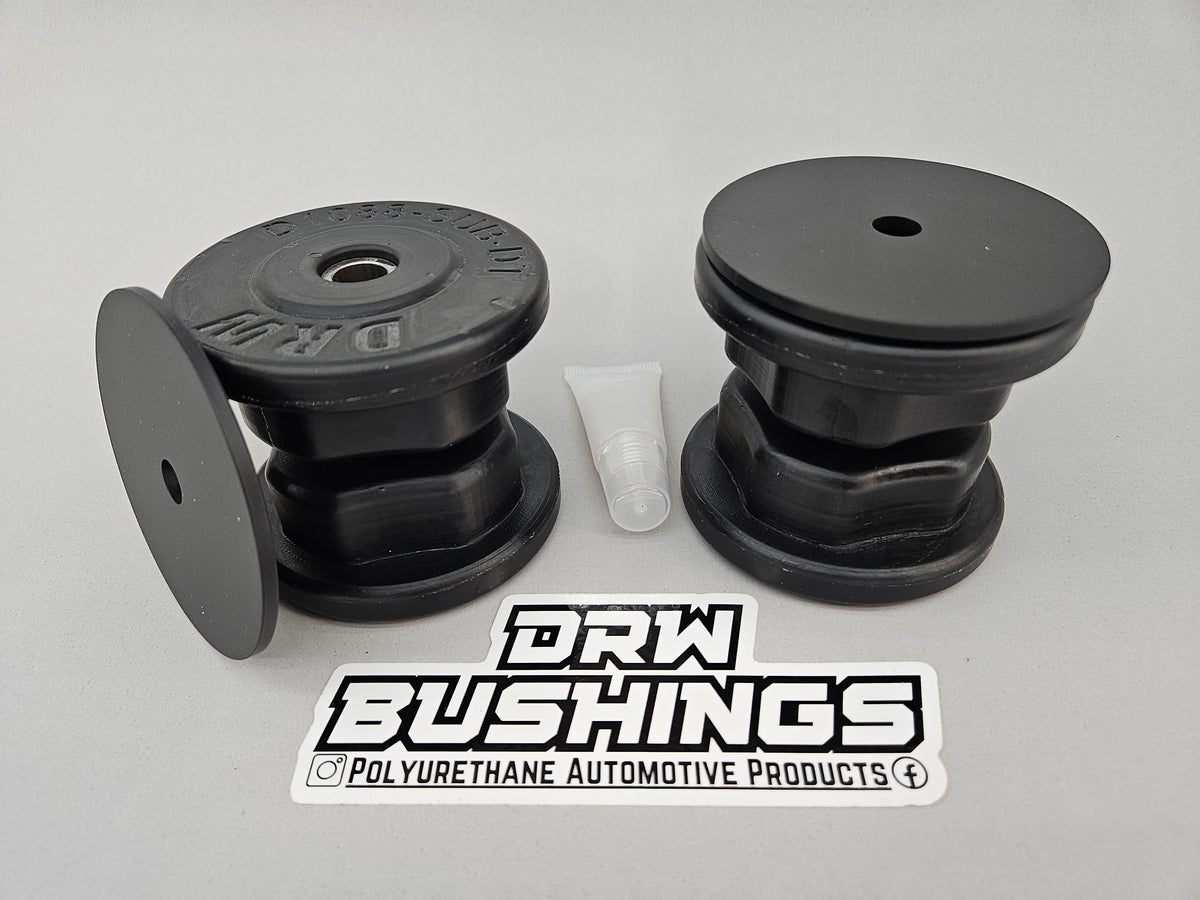 84'-94" Subaru Justy. Rear Differential Cross Member "Mustache Bar" Mounts. D1088-SUB-DT
