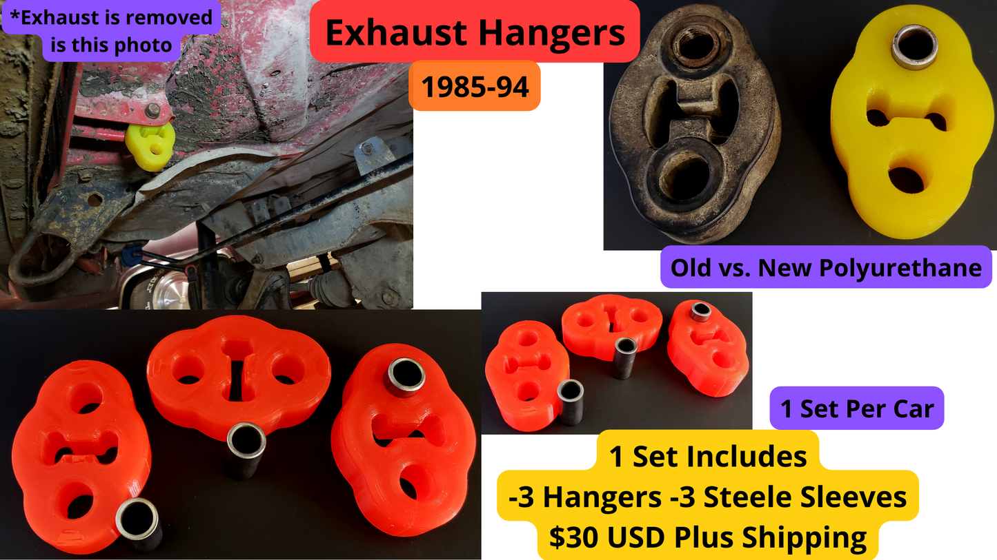 85'-94' Justy Exhaust Hangers